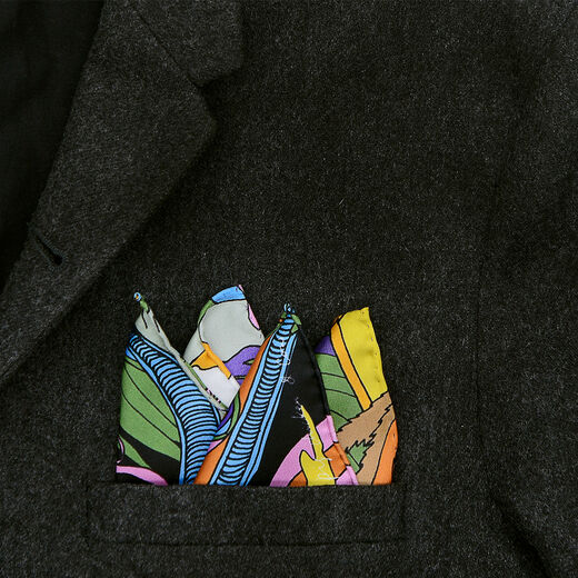 Eden River pocket square by Pig Chicken Cow