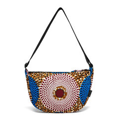 Ankara wax print crossbody bag