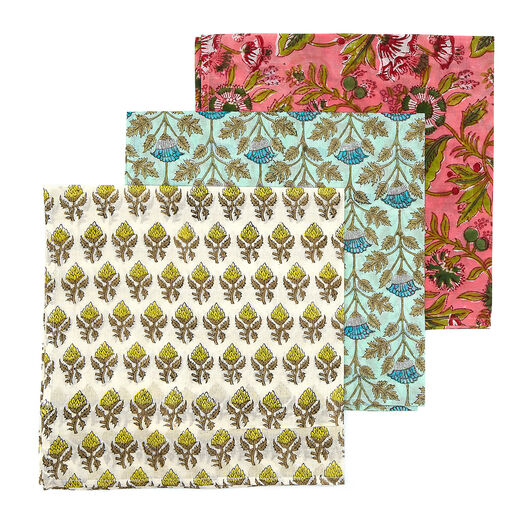 Floral patterned handkerchief - assorted