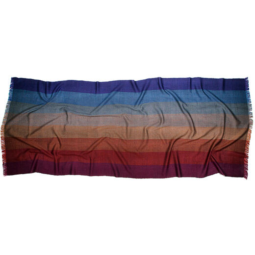 Multicoloured woven scarf