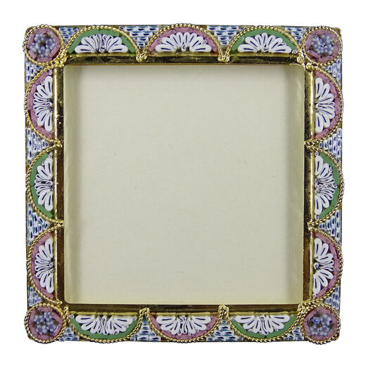 Square mosaic frame by Filippini & Paoletti