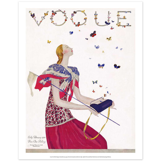 Bags illustration Vogue print