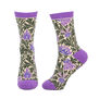 William Morris Thistle socks