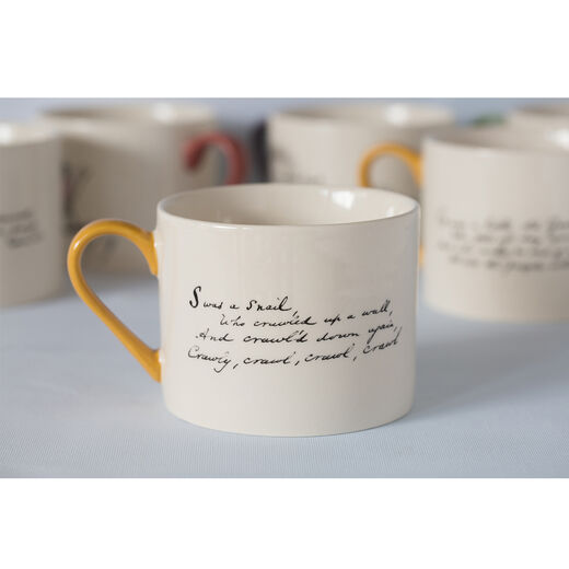 Edward Lear alphabet mug - S