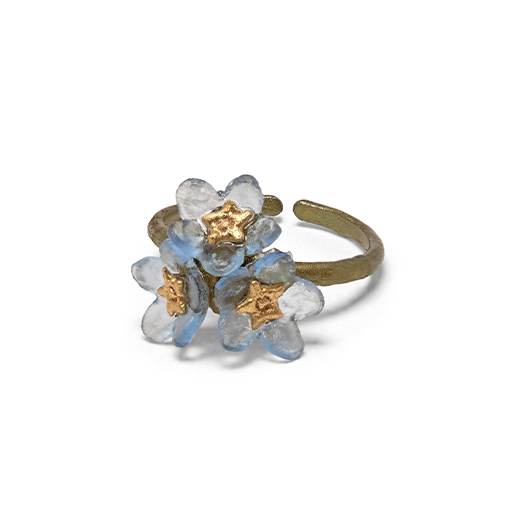 Forget Me Not ring by Michael Michaud
