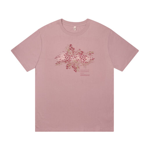 Garthwaite Remix pink t-shirt by Imprint Works