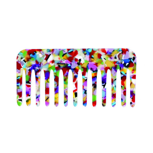 Colourful rainbow comb