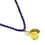 Lemon glass beaded necklace