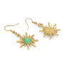 Sun hook earrings