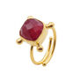 Red agate ring by Ottoman Hands