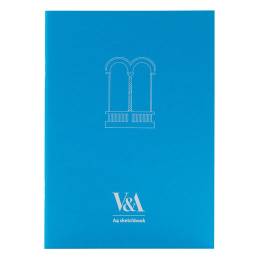V&A blue sketchbook souvenir