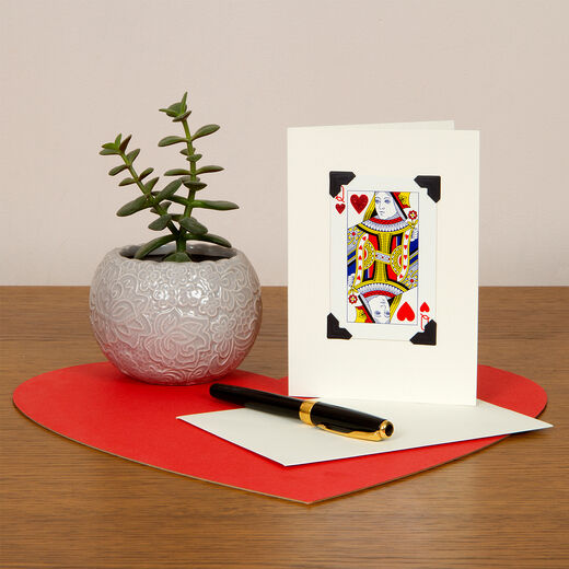 Queen of Hearts greeting card