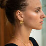 Coral stud earrings by Ottoman Hands