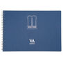 V&A A3 blue sketchbook