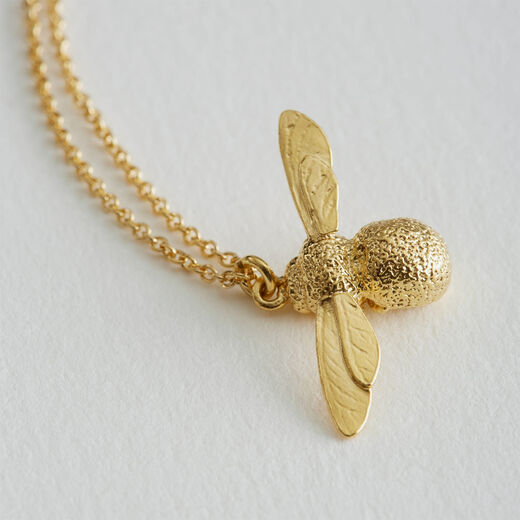 Baby bee necklace by Alex Monroe