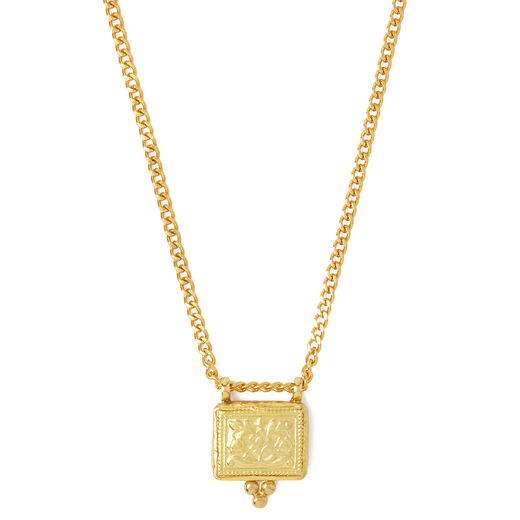 Rectangular pendant necklace by Ottoman Hands