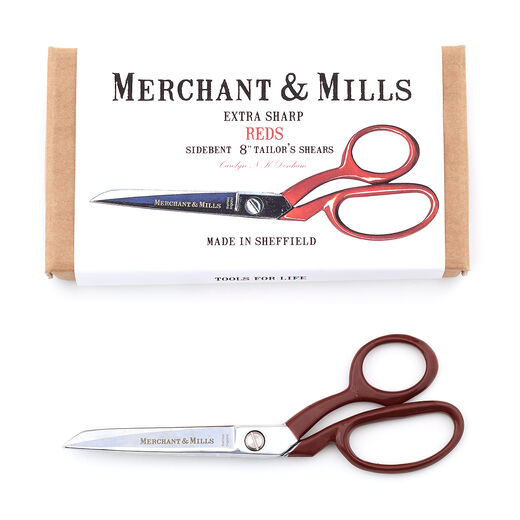 Extra sharp red tailor's shears