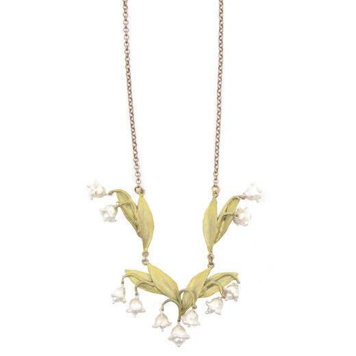 Lily of the valley necklace by Michael Michaud