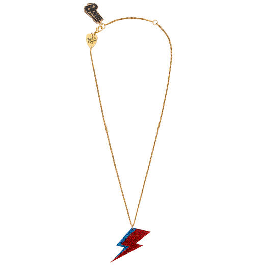 David Bowie bolt pendant necklace by Tatty Devine