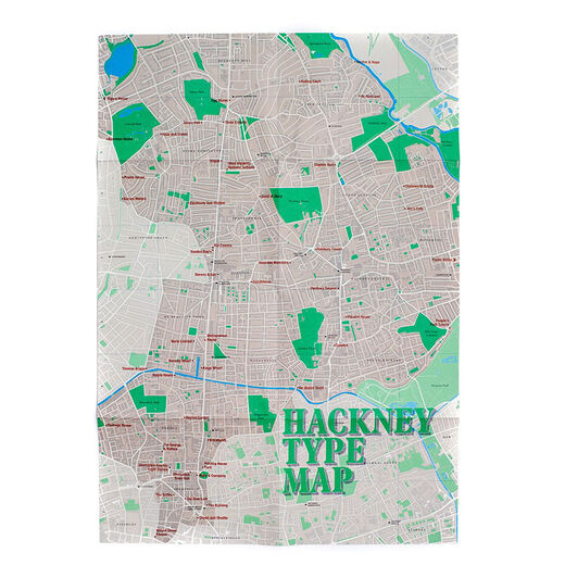 Hackney Type map