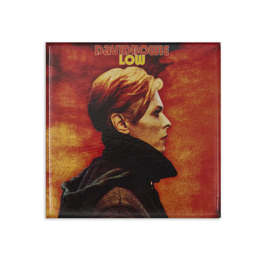 Magnet featuring the cover art of David Bowie&rsquo;s 1976 album &ldquo;Low&rdquo;