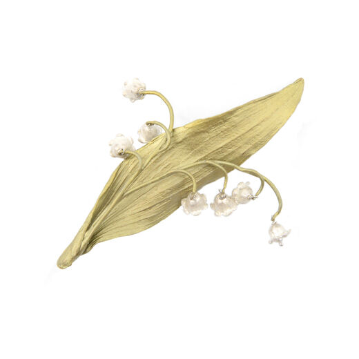 Lily of the valley brooch by Michael Michaud