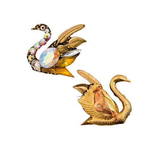 Swan brooch by Annie Sherburne assorted V&A Shop