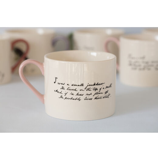 Edward Lear alphabet mug - J