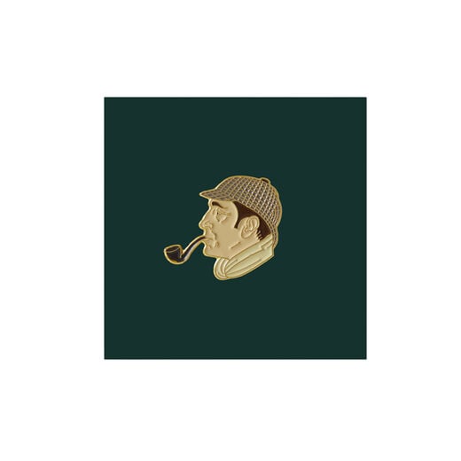 Sherlock Holmes pin badge
