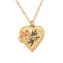 Swallow locket necklace by Fable England