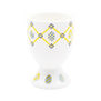 Yellow imperial trellis egg cup