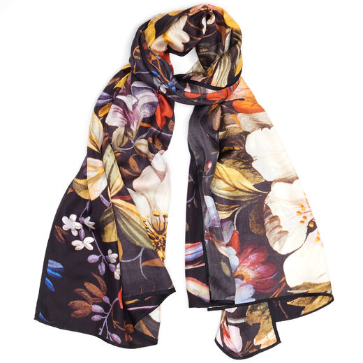 William Kilburn floral scarf