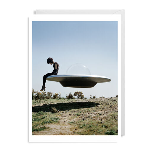 Flying Saucer by Tim Walker greeting card
