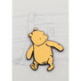Pooh enamel badge
