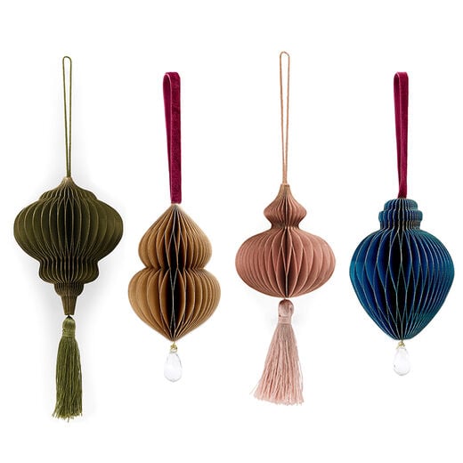 Folding  paper decorations set