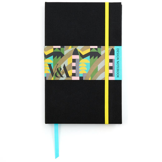 V&A black design notebook