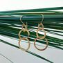 Trio loop drop earrings by Mirabelle