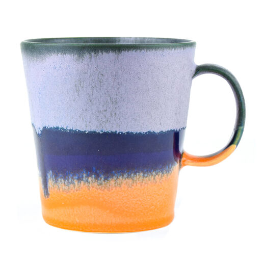 Purple and orange mug by Yuta Segawa
