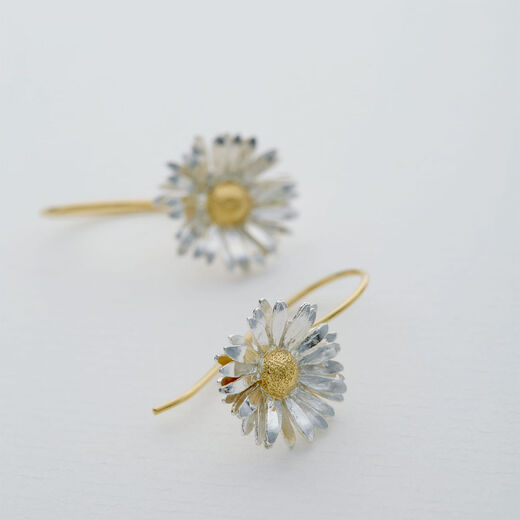 Daisy drop earrings by Alex Monroe