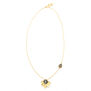 Labradorite flower pendant necklace by Mine of Design
