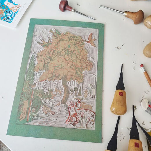 In a South Ken Garden by Kit Boyd - limited edition print