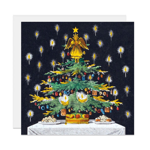 Christmas tree Christmas card pack (pack of 8)