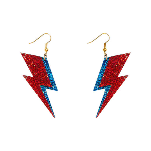 David Bowie bolt hook earrings by Tatty Devine