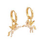Pegasus huggie earrings by Fable England