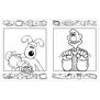 Wallace & Gromit colouring book