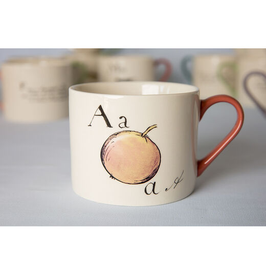 Edward Lear alphabet mug - A