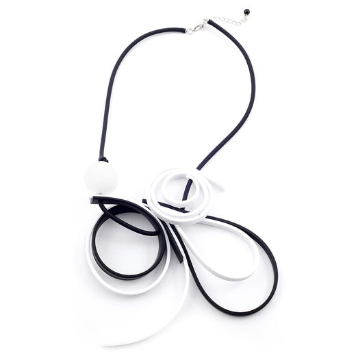 Swirl silicon necklace by Samuel Coraux