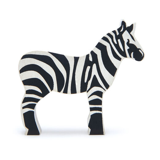 Wooden zebra toy