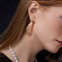Regency lace loop earrings by Emma Calvert
