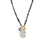 Tourmaline cluster necklace by Mounir